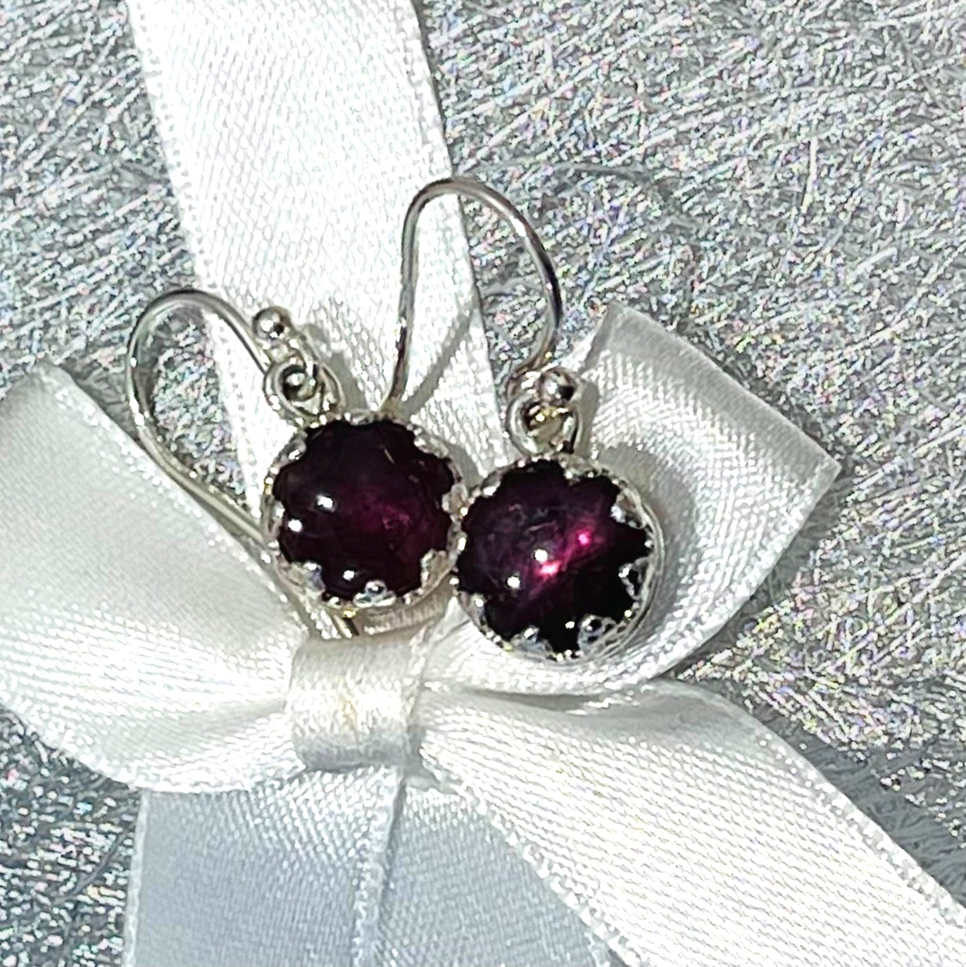 Star Ruby Earrings