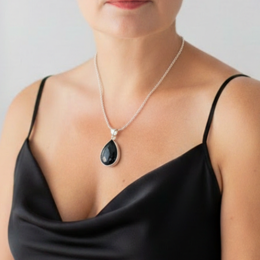 Black Onyx & Sterling Silver