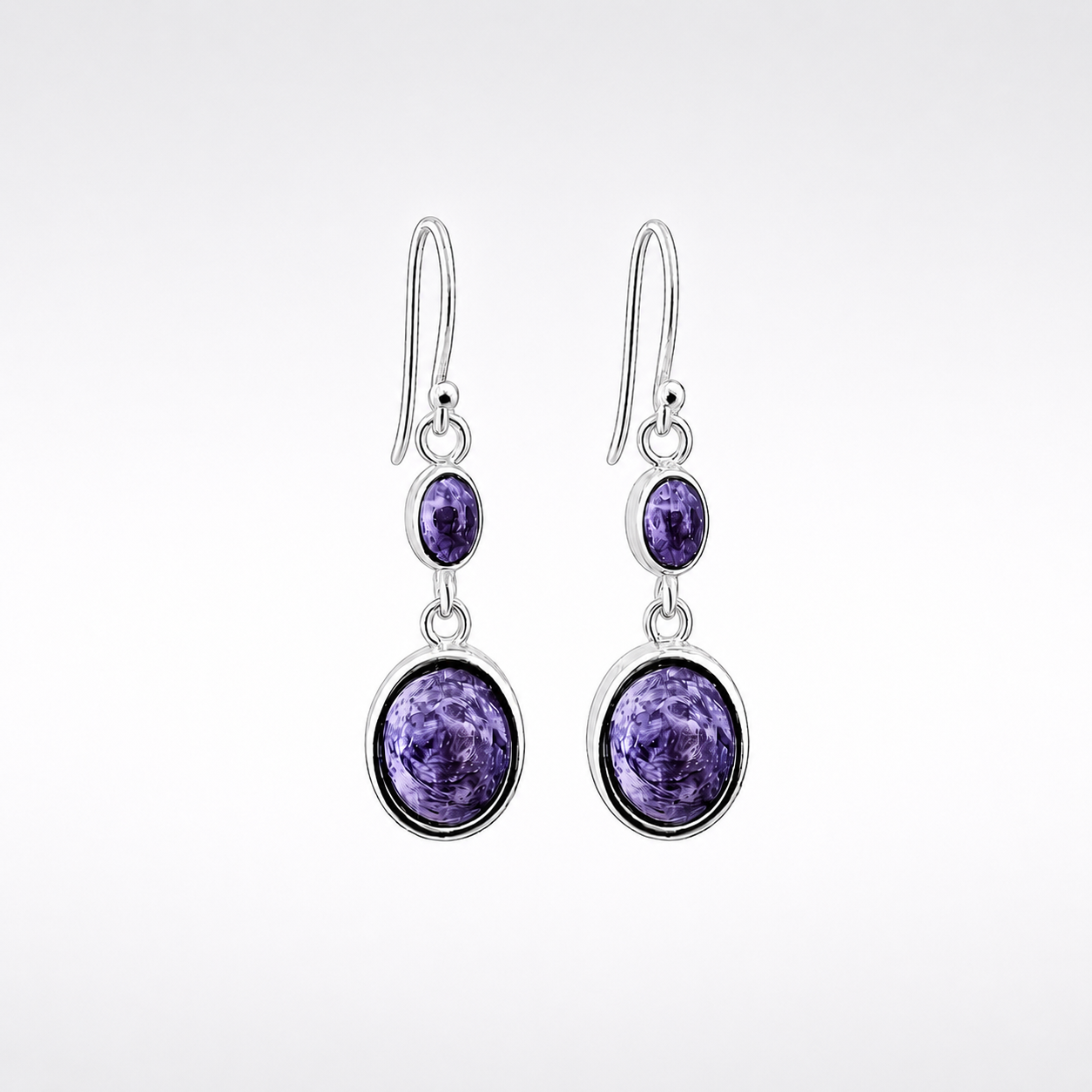 Charoite Earrings