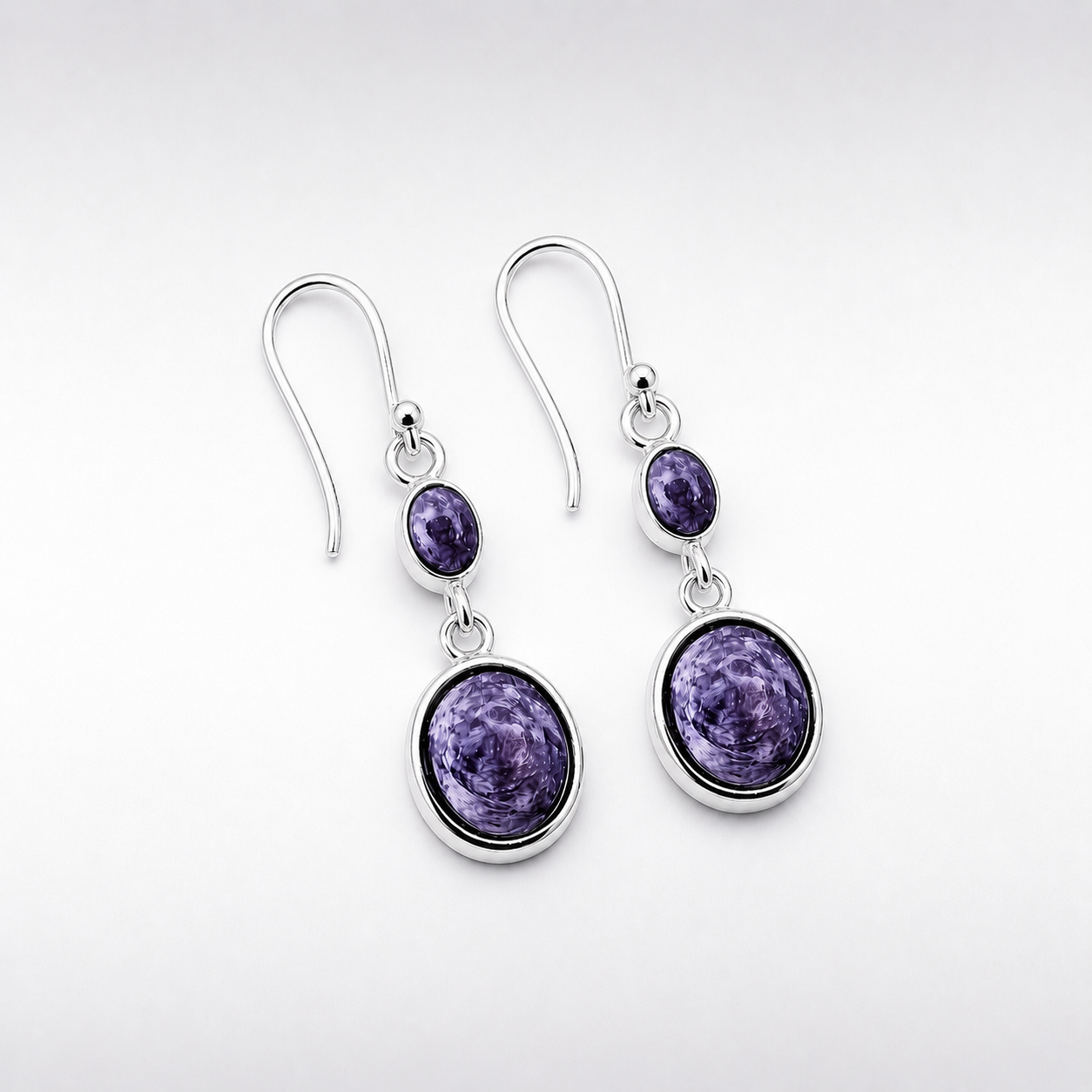 Charoite Earrings