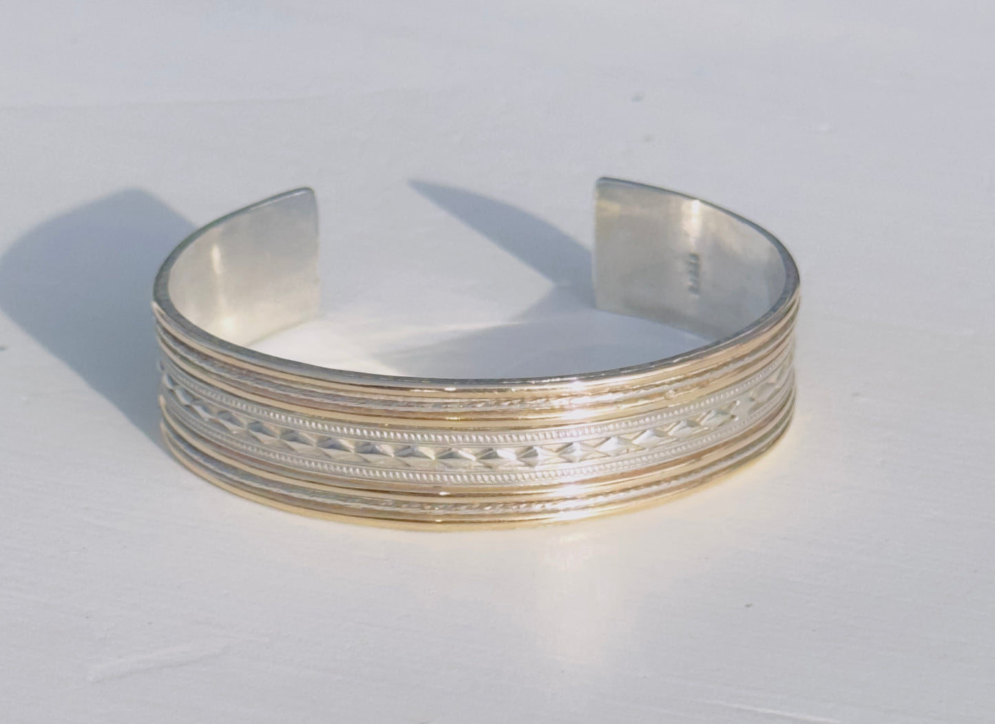 14k Gold & Sterling Silver Bracelet