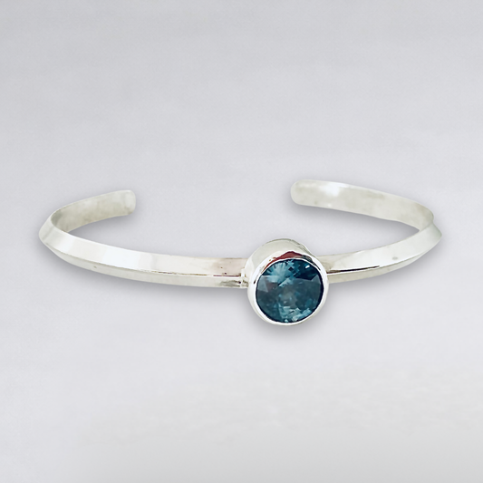 London Blue Topaz Cuff Bracelet