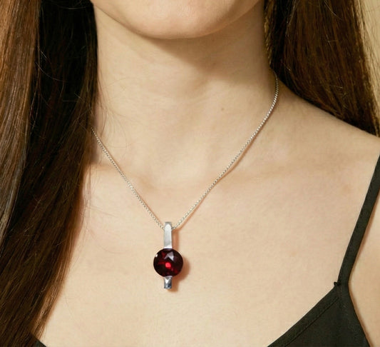 Garnet Spessartite Necklace