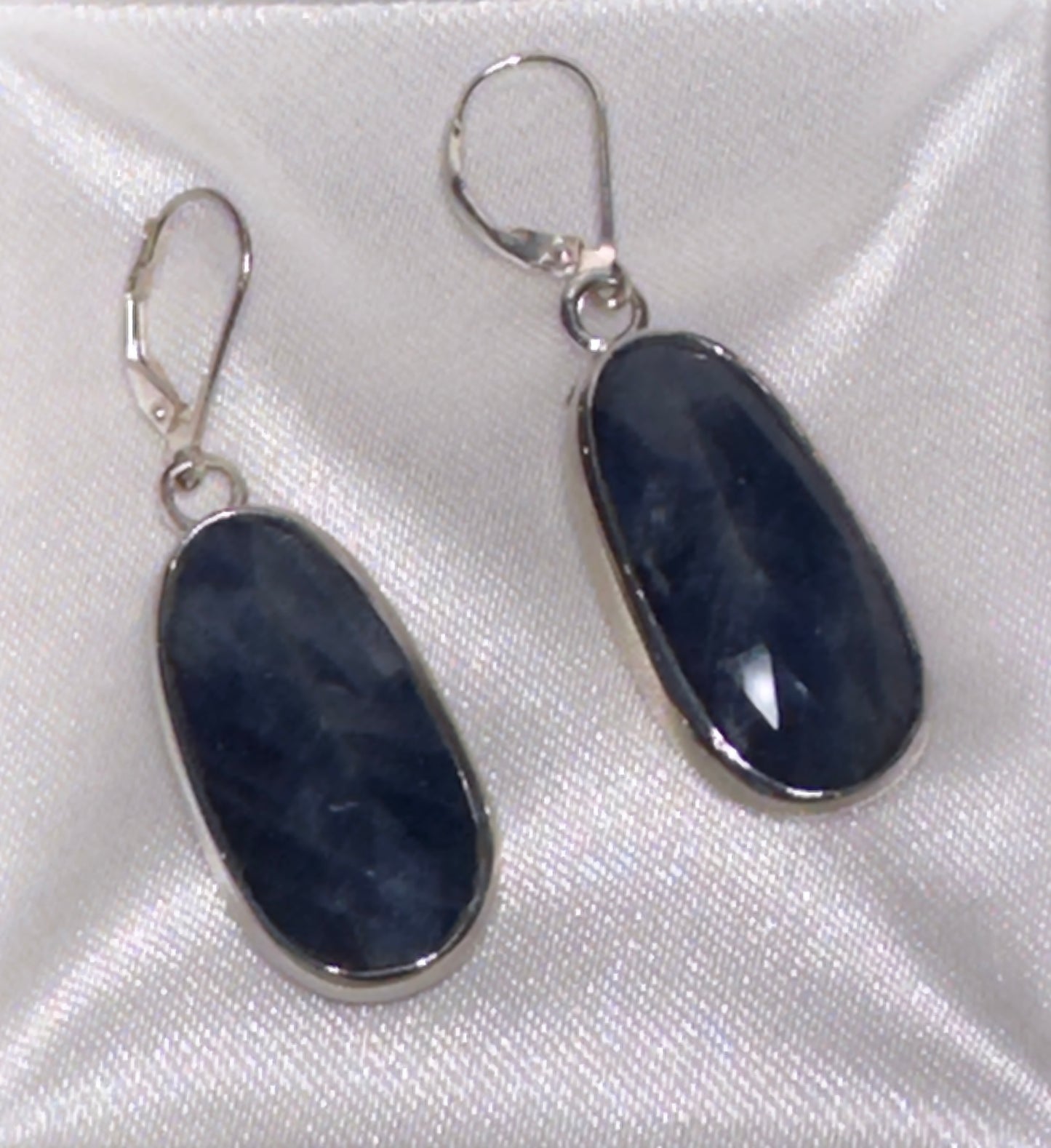 Raw Sapphire Earring