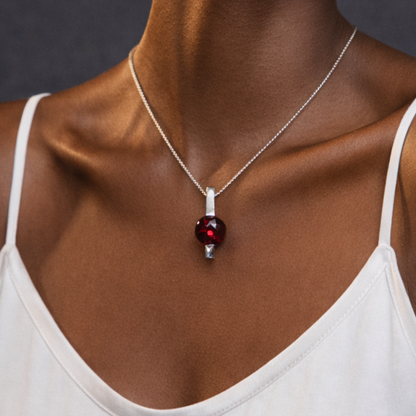 Garnet Spessartite Necklace