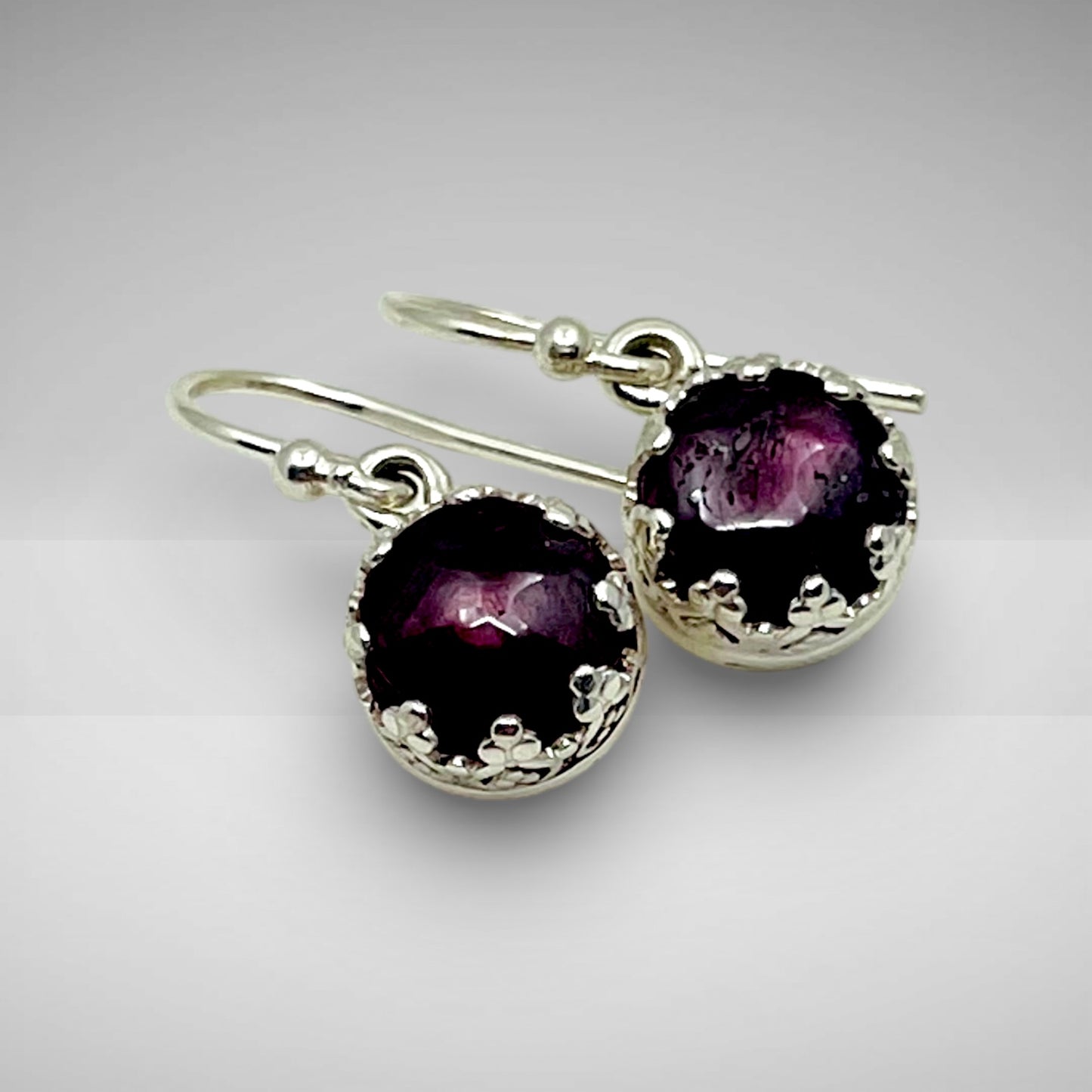 Star Ruby Earrings