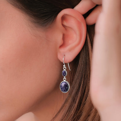 Charoite Earrings